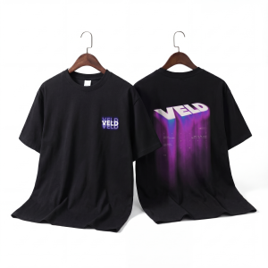 BLACK PREMIUM PURPLE ART TEE